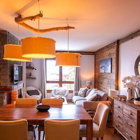 Arcs 1950 Appartement Luxe Type Chalet 5 A 7 Personnes Vue Imprenable Sur Le Montblanc Skis Aux Pieds Les Arcs (Savoie) Exterior foto