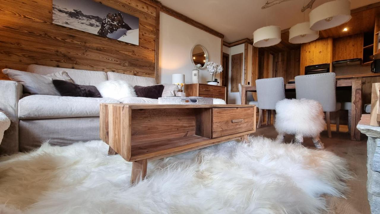 Arcs 1950 Appartement Luxe Type Chalet 5 A 7 Personnes Vue Imprenable Sur Le Montblanc Skis Aux Pieds Les Arcs (Savoie) Exterior foto