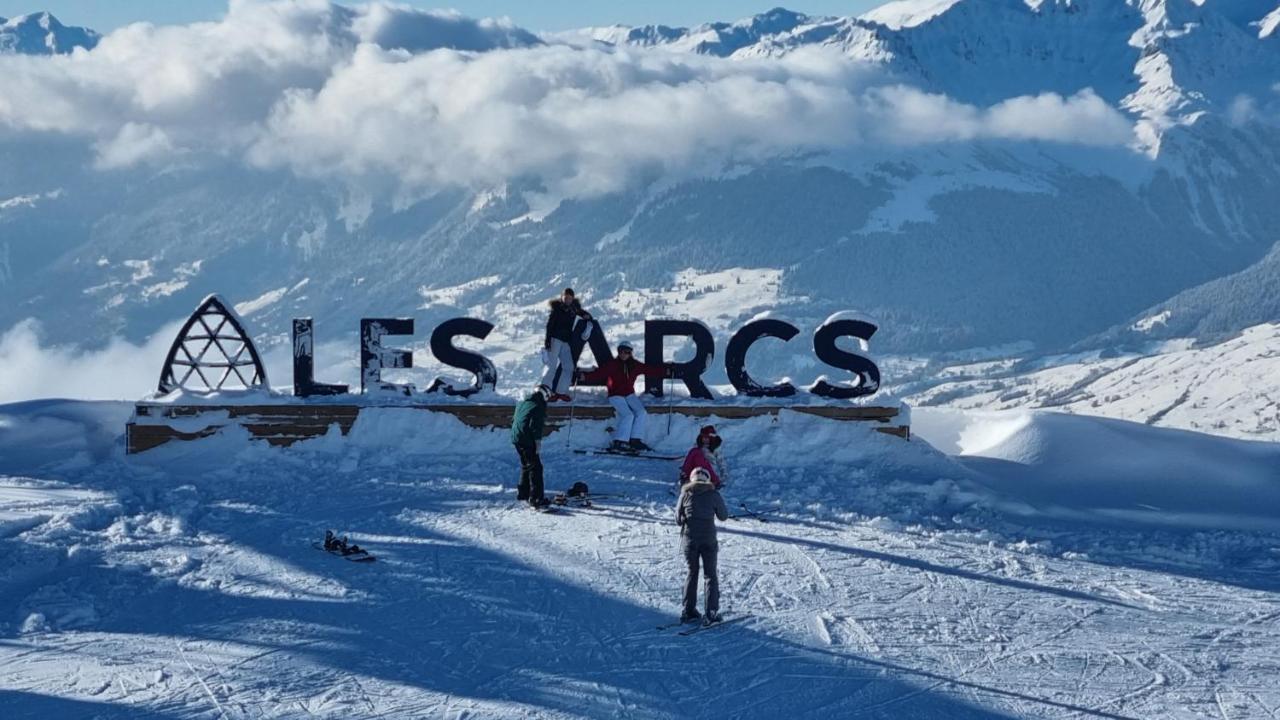 Arcs 1950 Appartement Luxe Type Chalet 5 A 7 Personnes Vue Imprenable Sur Le Montblanc Skis Aux Pieds Les Arcs (Savoie) Exterior foto